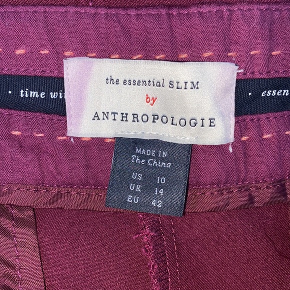 Anthropologie  Pant 10 Purple - Picture 14 of 17